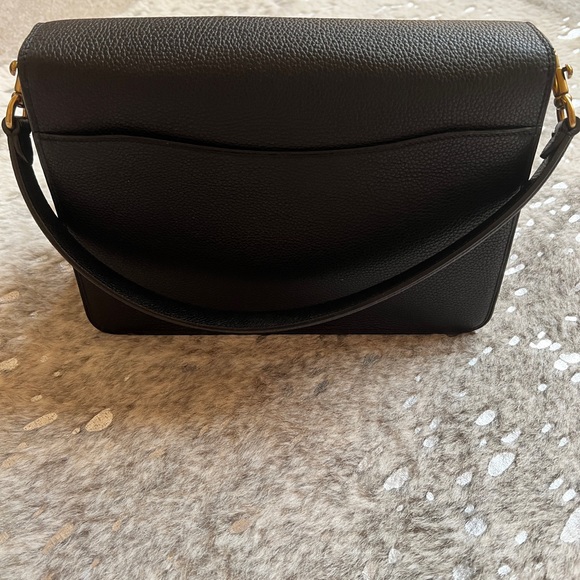 Coach saddle bag in black. - Picture 4 of 6